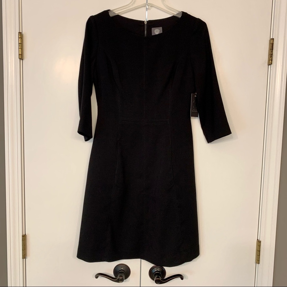 Vince Camuto little black dress NWT size 6.